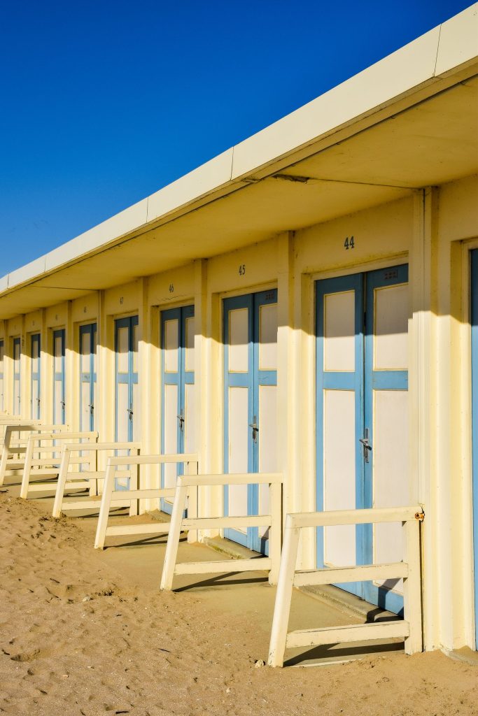 Les planches et les cabines de Deauville