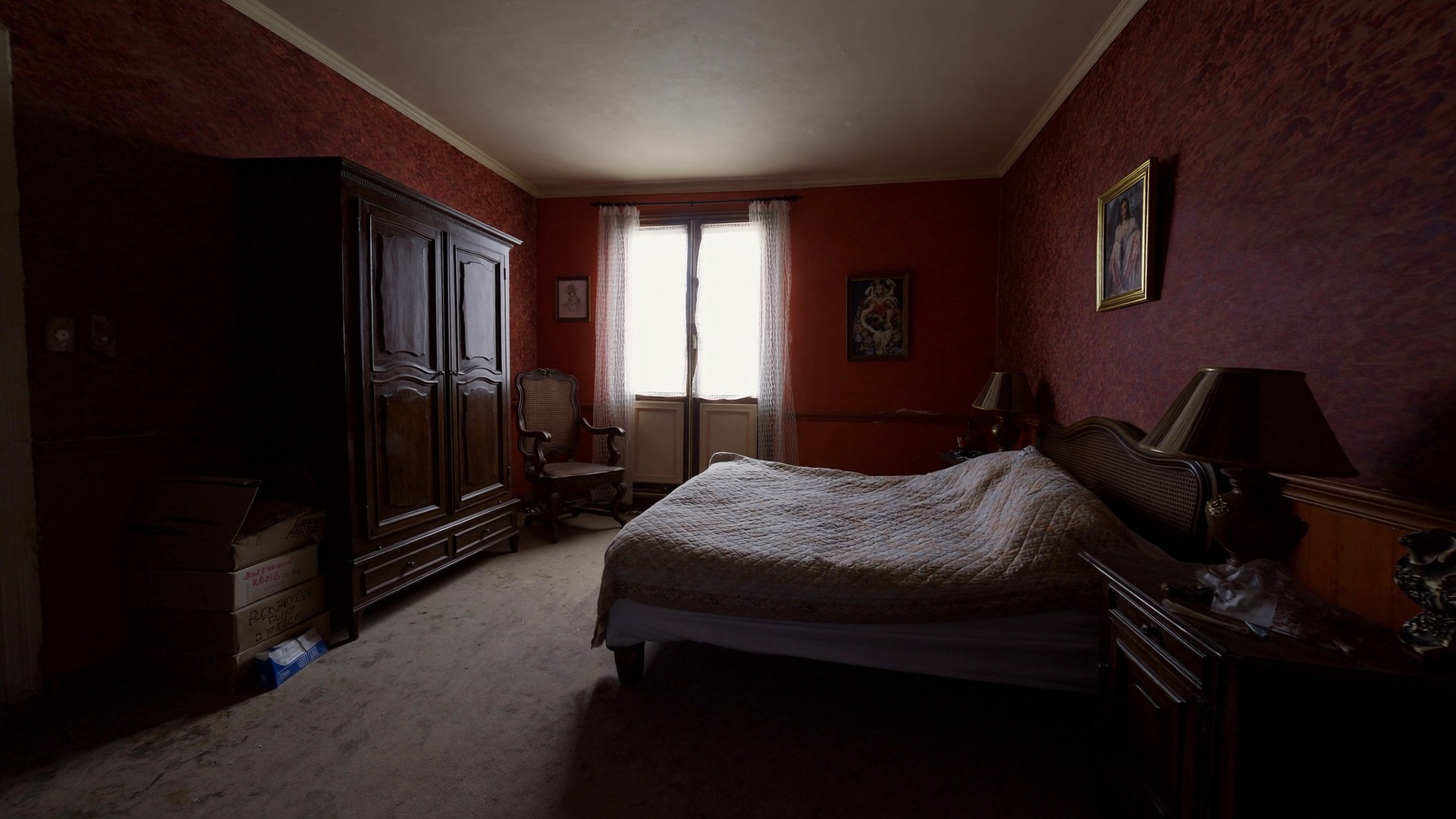 Chambre avant mise en valeur